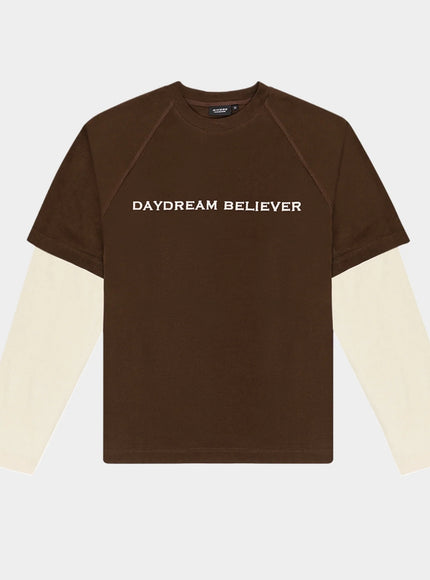 Rivero Rivero Double Layered T-Shirt Daydream Believer FW25 Brown