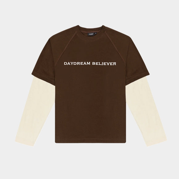 Rivero Rivero Double Layered T-Shirt Daydream Believer FW25 Brown
