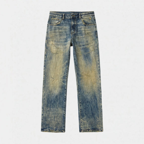 Rivero Rivero Jeans Artisan Damage Denim SS26 Washed Blue