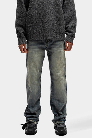 Rivero Rivero Jeans Bleach Washed Denim SS25 Blue