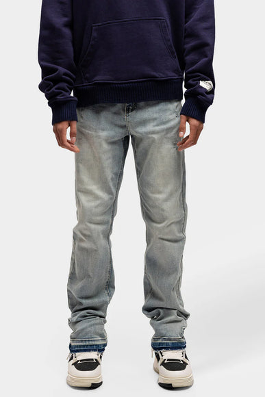 Rivero Rivero Jeans Regular Embossed Washed Denim SS24 Blue