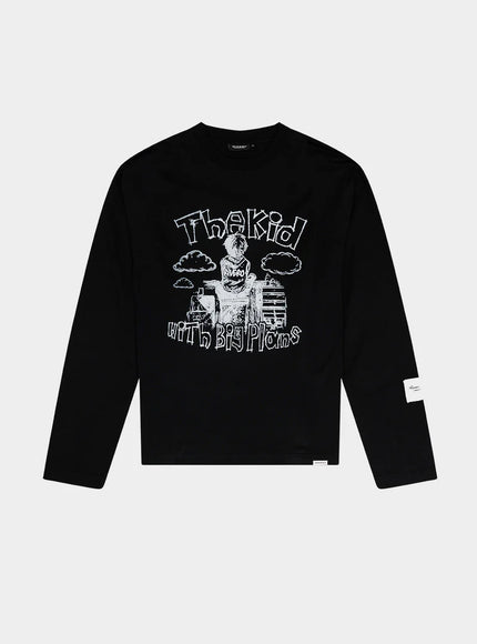 Rivero Rivero Longsleeve Big Plans Graffiti FW25 Black