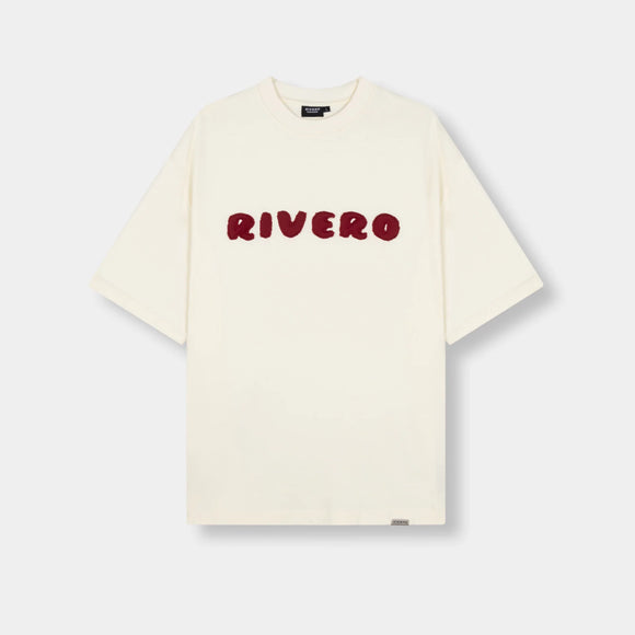 Rivero Rivero T-Shirt Puffed Logo SS26 Beige