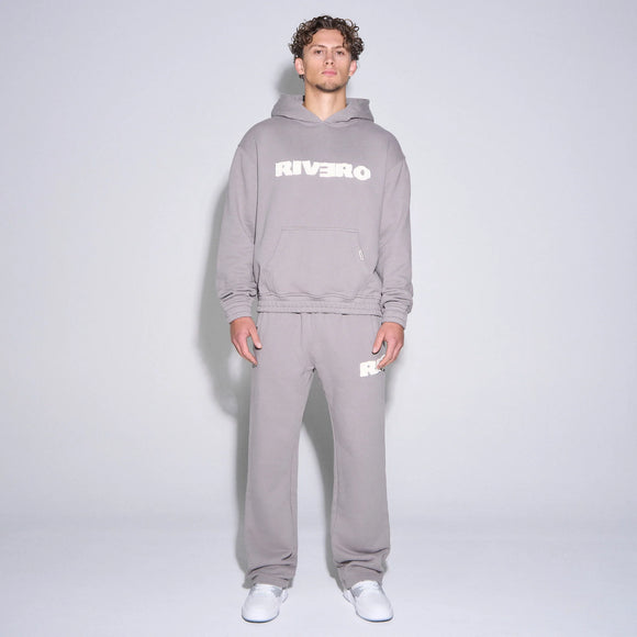 Rivero Rivero Tracksuit Frayed Echo FW25 Grey