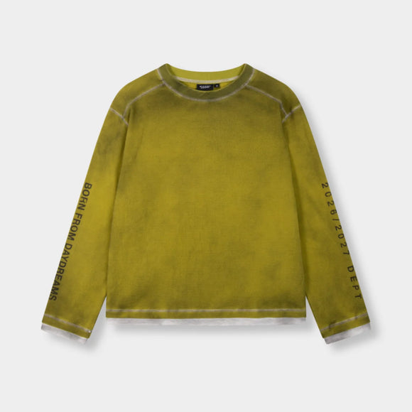 Rivero Rivero Waffle Longsleeve Contrast Aged FW26 Green