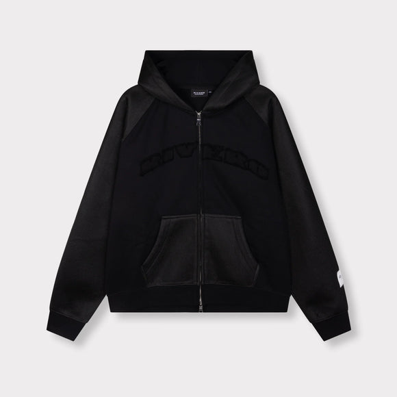 Rivero Rivero Zip Hoodie Contrast Foam Panel FW26 Black