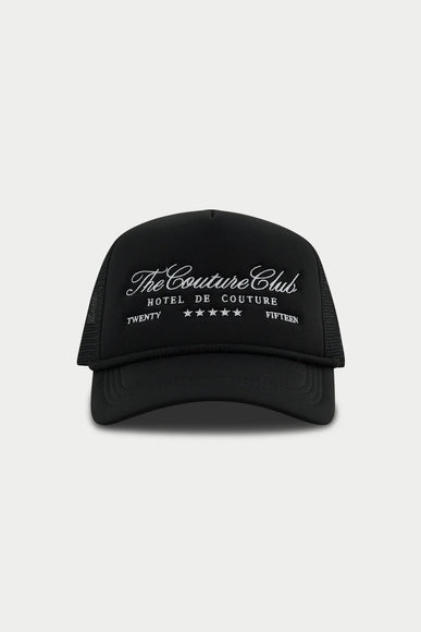 The Couture Club The Couture Club Cap Hotel De Couture SS26 Black