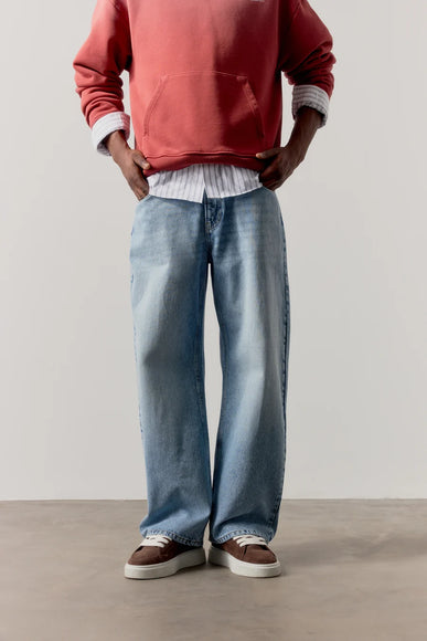 The Couture Club The Couture Club Jeans Skater FW26 Mid Stone Wash