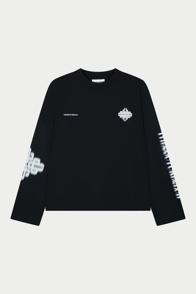 The Couture Club The Couture Club Longsleeve Motion Blurred SS26 Black
