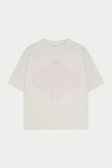 The Couture Club The Couture Club T-Shirt Emblem Slub SS26 White/Pink