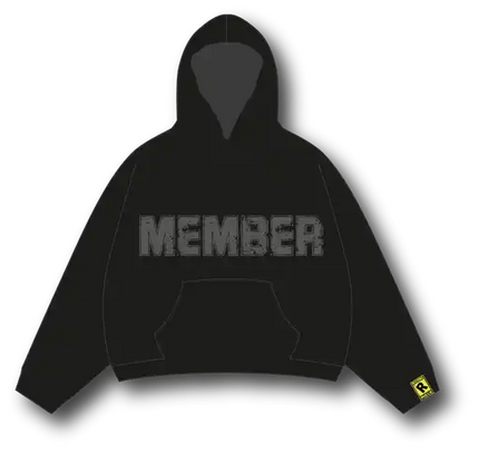 The Missing Piece The Missing Piece Hoodie Classic FW25 Washed Black