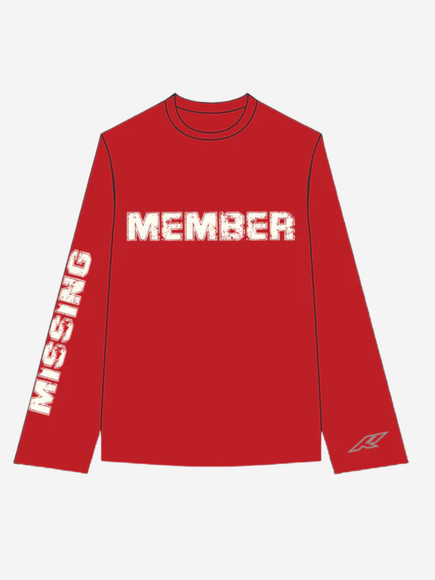The Missing Piece The Missing Piece Longsleeve The Missing 3.0 FW25 Racing Red