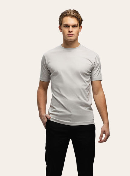 Triad'oro Triad'oro T-Shirt Slim Fit SS25 Light Grey