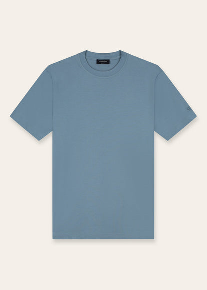 Triad'oro Triad'oro T-Shirt Slim Fit SS25 Steelblue