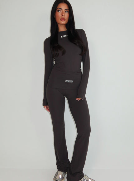 Unique The Label Unique The Label Pants Nena NOOS Charcoal