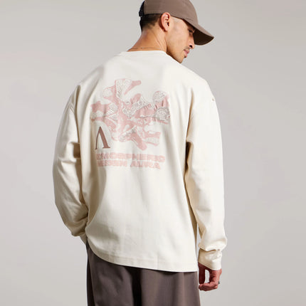 Aeden Aeden Longsleeve Esta FW26 White Cap Grey