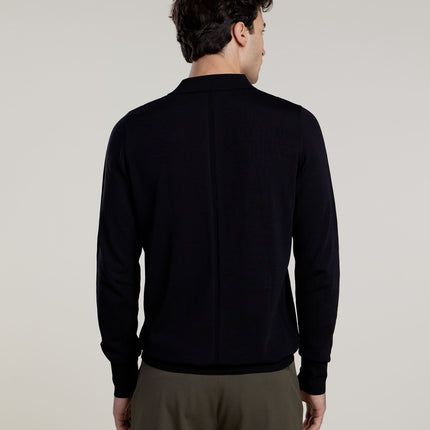 Aeden Aeden Longsleeve Polo Nolanos FW25 Black