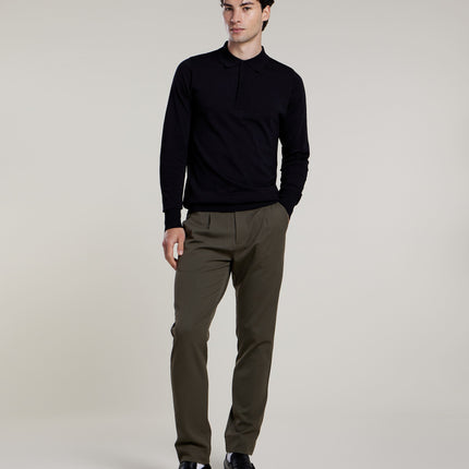 Aeden Aeden Longsleeve Polo Nolanos FW25 Black