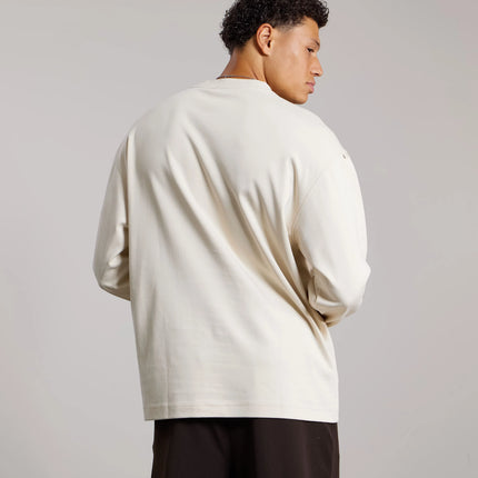 Aeden Aeden Longsleeve Qwesi FW26 White Cap Grey