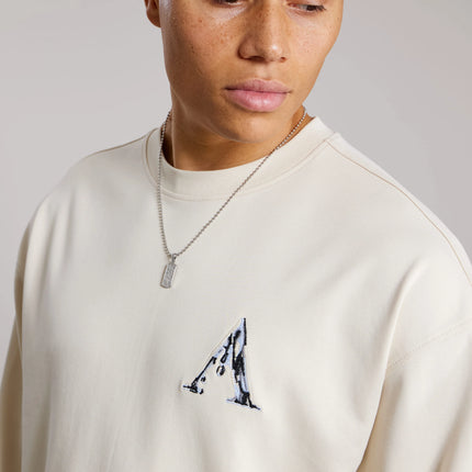 Aeden Aeden Longsleeve Qwesi FW26 White Cap Grey