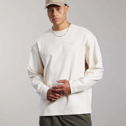 Aeden Aeden Longsleeve Toine FW26 White Cap/Grey