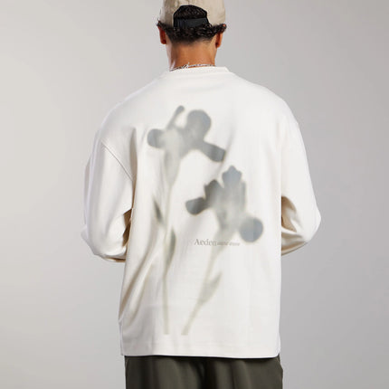 Aeden Aeden Longsleeve Toine FW26 White Cap/Grey