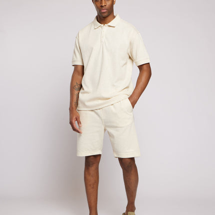Aeden Aeden Polo Guz SS26 Sand