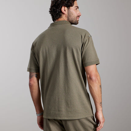 Aeden Aeden Polo Guz SS26 Vetiver Green