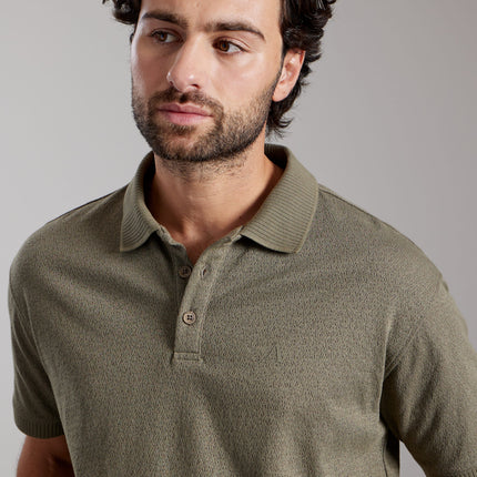 Aeden Aeden Polo Guz SS26 Vetiver Green