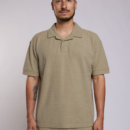 Aeden Aeden Polo Kaito SS26 Vetiver Green