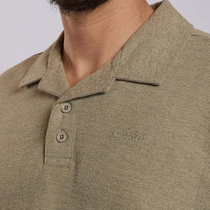 Aeden Aeden Polo Kaito SS26 Vetiver Green