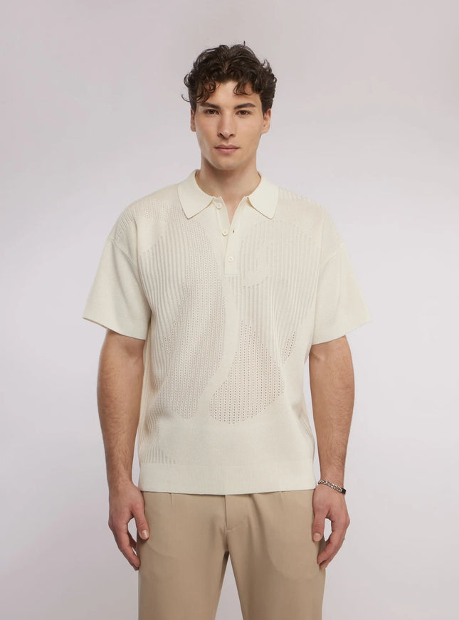 Aeden Aeden Polo Yungh SS25 Off-White