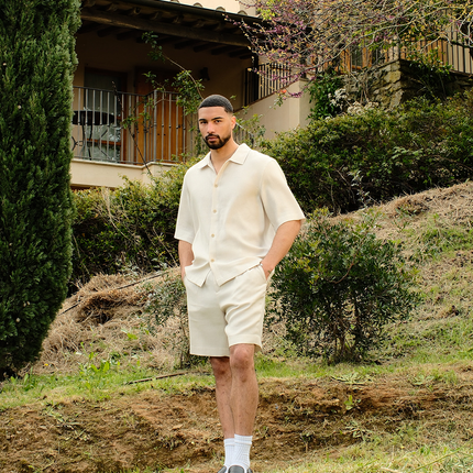 Aeden Aeden Shirt Darius SS26 Sand