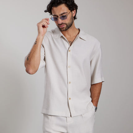 Aeden Aeden Shirt Darius SS26 Sand