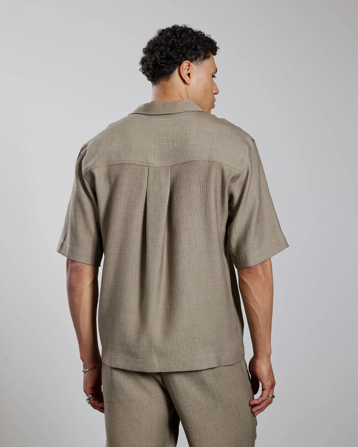 Aeden Aeden Shirt Darius SS26 Vetiver Green