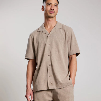 Aeden Aeden Shirt Vinci SS26 Lead Grey
