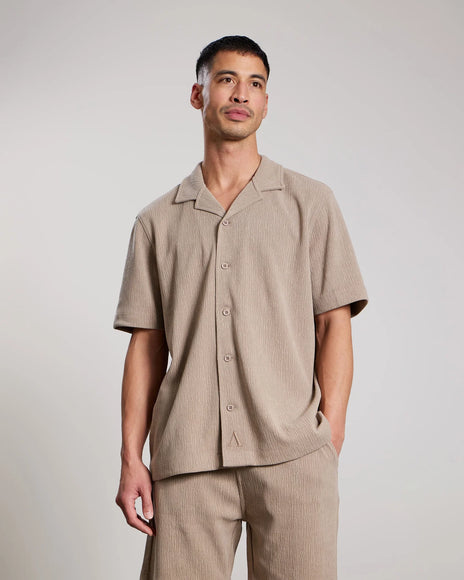 Aeden Aeden Shirt Vinci SS26 Lead Grey