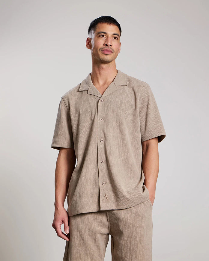 Aeden Aeden Shirt Vinci SS26 Lead Grey