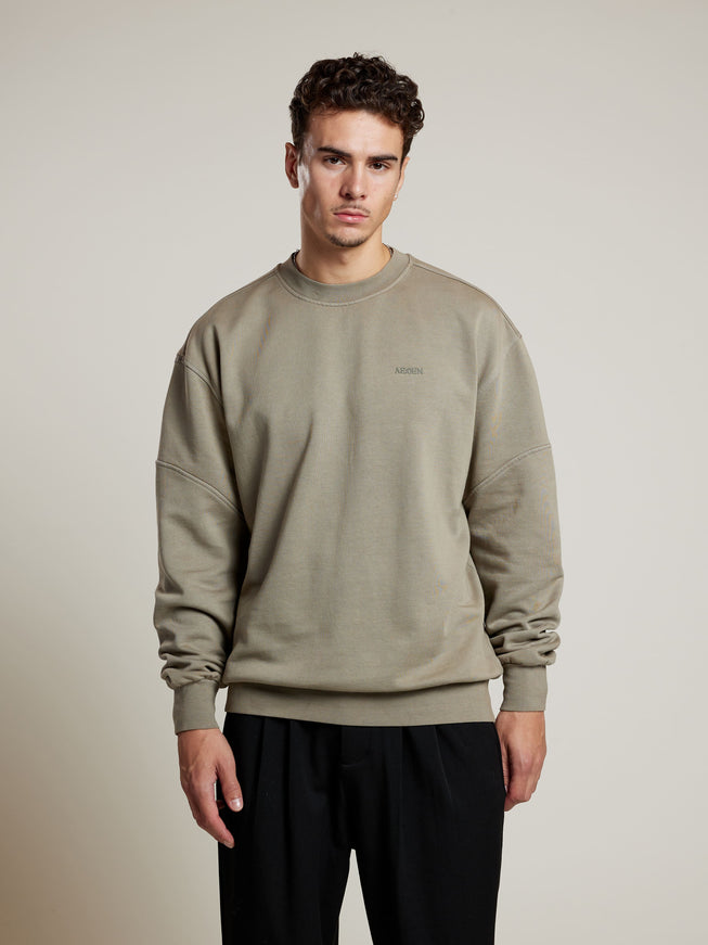 Aeden Aeden Sweater Arnaud FW25 Vetiver Green