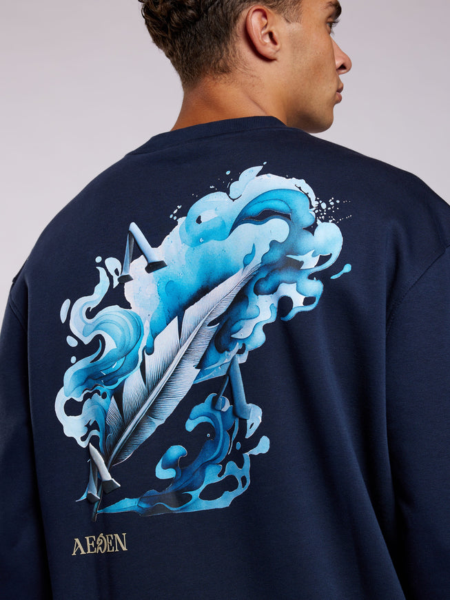 Aeden Aeden Sweater Maëlo FW25 Sky Captain