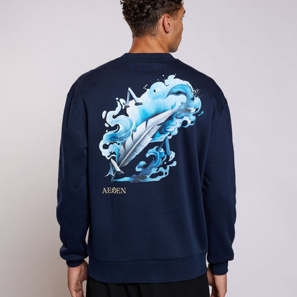 Aeden Aeden Sweater Maëlo FW25 Sky Captain