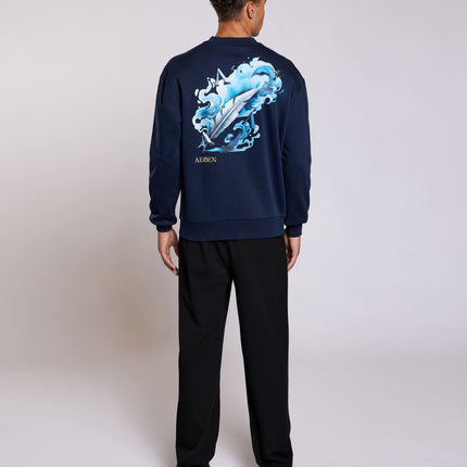 Aeden Aeden Sweater Maëlo FW25 Sky Captain