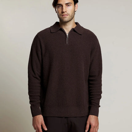 Aeden Aeden Sweater Polo Raider FW25 Ganache
