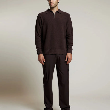 Aeden Aeden Sweater Polo Raider FW25 Ganache