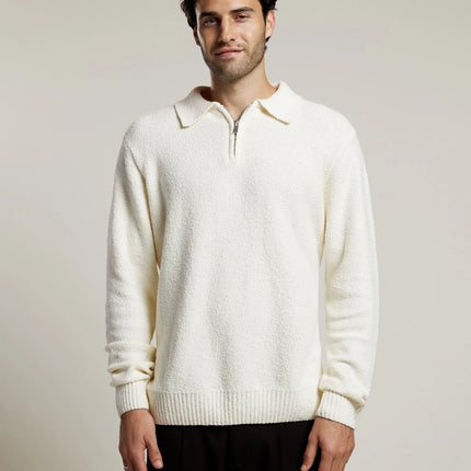 Aeden Aeden Sweater Polo Raider FW25 Off White