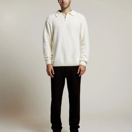 Aeden Aeden Sweater Polo Raider FW25 Off White