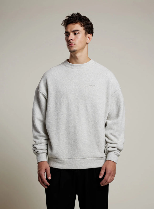 Aeden Aeden Sweater Sam FW25 Melange Grey