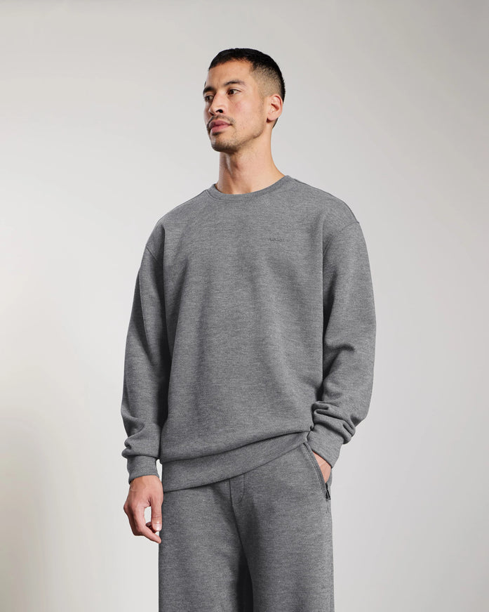 Aeden Aeden Sweater Teslo FW26 Dark Grey Melange