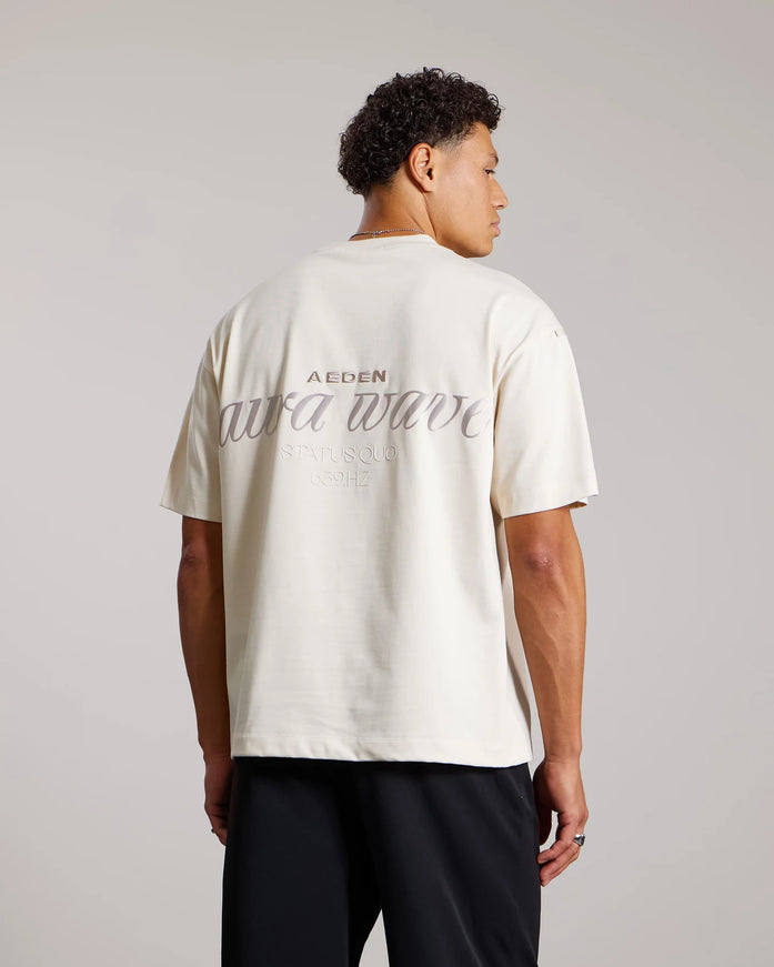 Aeden Aeden T-Shirt Dax FW26 White Cap Grey