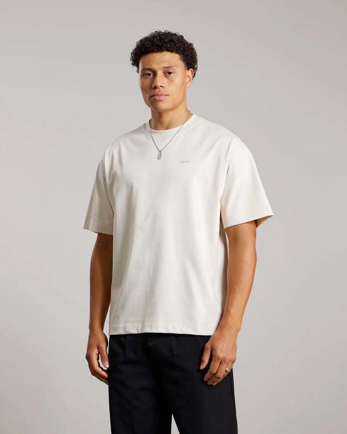 Aeden Aeden T-Shirt Dax FW26 White Cap Grey